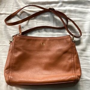 Lo & Sons The Pearl leather crossbody bag & clutch